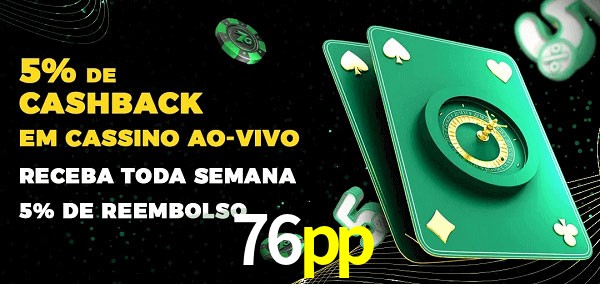 Promoções do cassino ao Vivo 76pp